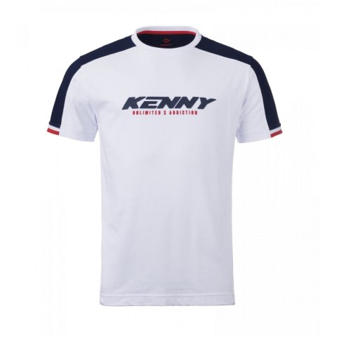 KENNY RACING KOSZULKA T-SHIRT MODEL DREAM KOLOR BIAŁY/NIEBIESKI ROZMIAR XL KENNY RACING KOSZULKA T-SHIRT MODEL DREAM KOLOR BIAŁY/NIEBIESKI ROZMIAR XL