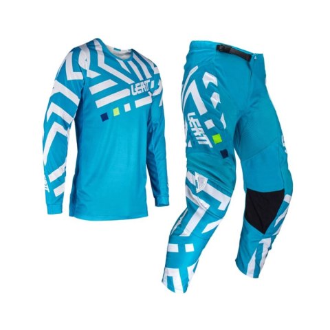 LEATT ZESTAW (KOMPLET) KOSZULKA + SPODNIE MOTO RIDE KIT 3.5 CYAN KOLOR NIEBIESKI/BIAŁY ROZMIAR S LEATT ZESTAW (KOMPLET) KOSZULKA + SPODNIE MOTO RIDE KIT 3.5 CYAN KOLOR NIEBIESKI/BIAŁY ROZMIAR S