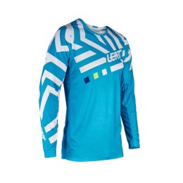 LEATT ZESTAW (KOMPLET) KOSZULKA + SPODNIE MOTO RIDE KIT 3.5 CYAN KOLOR NIEBIESKI/BIAŁY ROZMIAR S