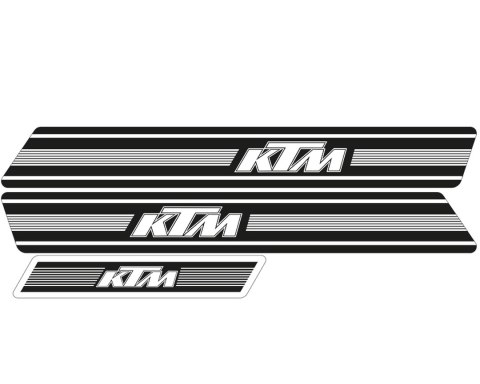 TECNOSEL (BLACKBIRD) KOMPLET NAKLEJEK (OKLEIN) KTM GS '74-'76, REPLICA OEM KTM, CZARNE TŁO TECNOSEL (BLACKBIRD) KOMPLET NAKLEJEK (OKLEIN) KTM GS '74-'76, REPLICA OEM KTM, CZARNE TŁO