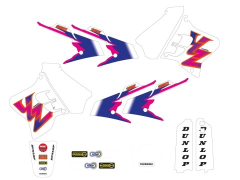 TECNOSEL (BLACKBIRD) KOMPLET NAKLEJEK (OKLEIN) YAMAHA YZ 125/250 '93-'95, REPLICA TEAM YAMAHA '93 KOLOR RÓŻOWY/NIEBIESKI/BIAŁY TECNOSEL (BLACKBIRD) KOMPLET NAKLEJEK (OKLEIN) YAMAHA YZ 125/250 '93-'95, REPLICA TEAM YAMAHA '93 KOLOR RÓŻOWY/NIEBIESKI/BIAŁY