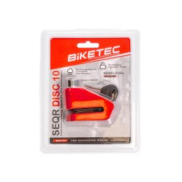 BIKETEC BLOKADA TARCZY HAMULCOWEJ- BOLEC 10MM, ROZMIAR: XX MM X XX MM, 3KLUCZE,