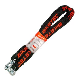 BIKETEC ŁAŃCUCH 1,5M, OCZKO 14MM, CZARNA OTULINA
