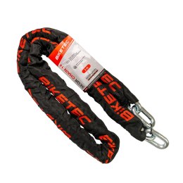 BIKETEC ŁAŃCUCH 2M, OCZKO 14MM, CZARNA OTULINA