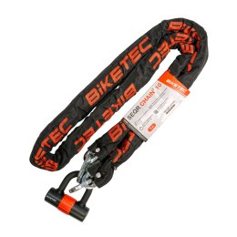 BIKETEC ŁAŃCUCH CP 2M Z KŁÓDKĄ 3KLUCZE OCZKO 10MM