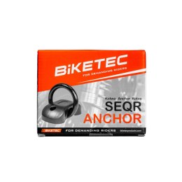 BIKETEC MOCOWANIE ZABEZPIECZAJĄCE(KOTWICA) 132MM X 69MM, 3KLUCZE, JARZMO 15MM X 75MM (ŚRUBY KOTWIĄCE W ZESTAWIE)