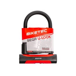 BIKETEC ZABEZPIECZENIE U-LOCK KŁÓDKA 180MM X 260MM, 3KLUCZE, JARZMO 16MM