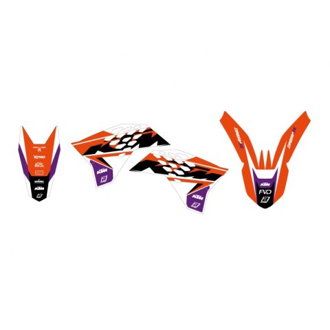 BLACKBIRD KOMPLET NAKLEJEK (OKLEIN) KTM EXC/EXC-F '08-'11, SX/SX-F 125 '07-'10 DREAM 5 KOLOR POMARAŃCZOWY CZARNY BLACKBIRD KOMPLET NAKLEJEK (OKLEIN) KTM EXC/EXC-F '08-'11, SX/SX-F 125 '07-'10 DREAM 5 KOLOR POMARAŃCZOWY CZARNY