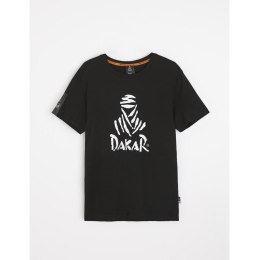 DIVERSE EXTREME TEAM - DAKAR RALLY KOSZULKA (T-SHIRT) DKR DES LOGO KOLOR CZARNY ROZMIAR L