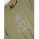 DIVERSE EXTREME TEAM - DAKAR RALLY KOSZULKA (T-SHIRT) DKR DES LOGO KOLOR JASNY KHAKI ROZMIAR XXL