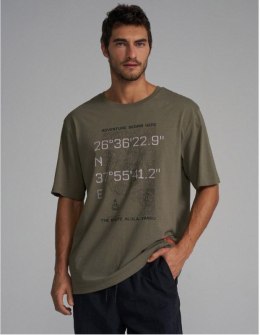 DIVERSE EXTREME TEAM - DAKAR RALLY KOSZULKA (T-SHIRT) DKR OV 0924 KOLOR KHAKI ROZMIAR XXL