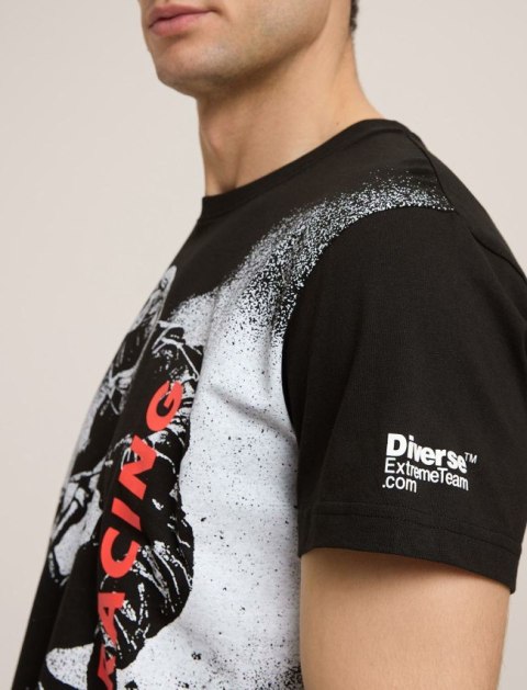 DIVERSE EXTREME TEAM KOSZULKA (T-SHIRT) ENDURO (SUPERENDURO) TSH 03 KOLOR CZARNY ROZMIAR XL DIVERSE EXTREME TEAM KOSZULKA (T-SHIRT) ENDURO (SUPERENDURO) TSH 03 KOLOR CZARNY ROZMIAR XL