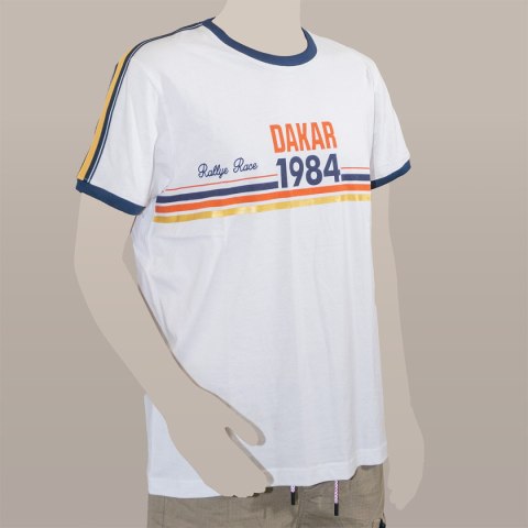 DIVERSE WYPRZEDAŻ EXTREME TEAM - DAKAR RALLY KOSZULKA DKR CL TSH 02 KOLOR BIAŁY ROZMIAR L