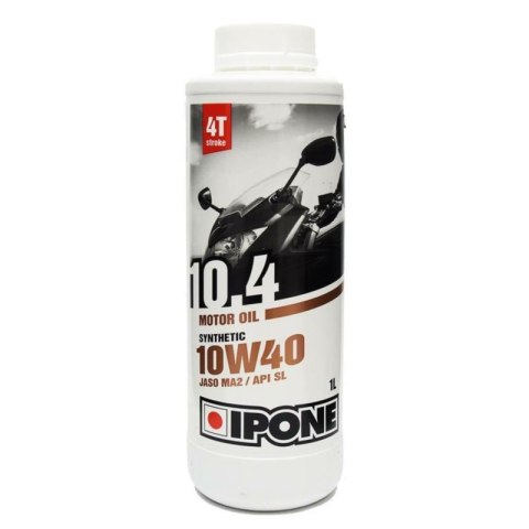 IPONE 10.4 10W40 OLEJ SILNIKOWY SEMISYNTETYK 1L (API SN/JASO MA2) (AKC) (15) ZASTĘPUJE 800053 IPONE 10.4 10W40 OLEJ SILNIKOWY SEMISYNTETYK 1L (API SN/JASO MA2) (AKC) (15) ZASTĘPUJE 800053