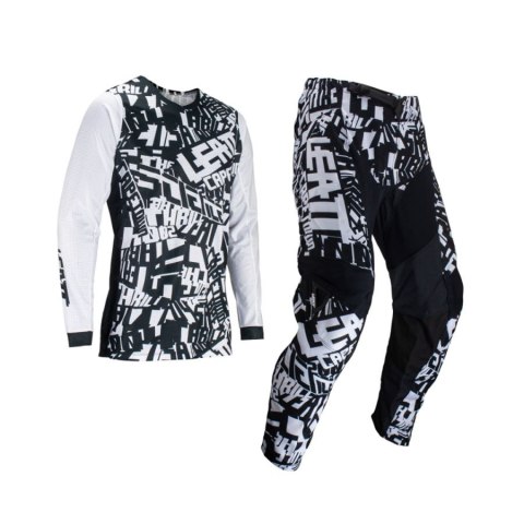 LEATT ZESTAW (KOMPLET) KOSZULKA + SPODNIE MOTO RIDE KIT 3.5 WHITE KOLOR BIAŁY/CZARNY ROZMIAR L LEATT ZESTAW (KOMPLET) KOSZULKA + SPODNIE MOTO RIDE KIT 3.5 WHITE KOLOR BIAŁY/CZARNY ROZMIAR L