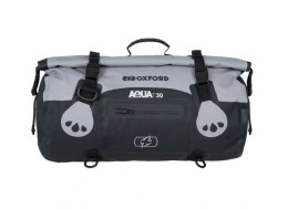 OXFORD TORBA AQUA T-30 ROLLBAG WODOODPORNA POJEMNOŚĆ 30L KOLOR CZARNY/SZARY