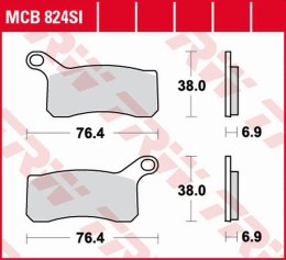 TRW ZF KLOCKI HAMULCOWE KH462 SINTER OFFROAD KTM SX-F/XC 450 ATV '08-'11, SX/XC 505 ATV '08-'13, XC 525 ATV '08-'13 PRZÓD