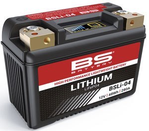 BS AKUMULATOR LITOWO-JONOWY ZE WSKAŹNIKIEM NAŁADOWANIA LIFEPO4 BSLI-04 (134X65X92) (280A,48WH,4AH) (YTZ10S,YT12B-4,YT14B-4,YT12B BS AKUMULATOR LITOWO-JONOWY ZE WSKAŹNIKIEM NAŁADOWANIA LIFEPO4 BSLI-04 (134X65X92) (280A,48WH,4AH) (YTZ10S,YT12B-4,YT14B-4,YT12B