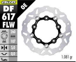 GALFER TARCZA HAMULCOWA TYŁ KTM 890SMT '23-'25 (WAVE FLOATING) (260X107X5MM)