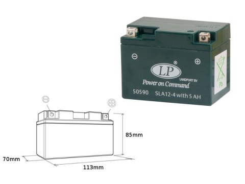 LANDPORT AKUMULATOR SLA12-4S (MS SLA 12-4S) (YTX4L-BS) 12V 5AH (113X69X85MM) BEZOBSŁUGOWY - ZALANY (10) LANDPORT AKUMULATOR SLA12-4S (MS SLA 12-4S) (YTX4L-BS) 12V 5AH (113X69X85MM) BEZOBSŁUGOWY - ZALANY (10)