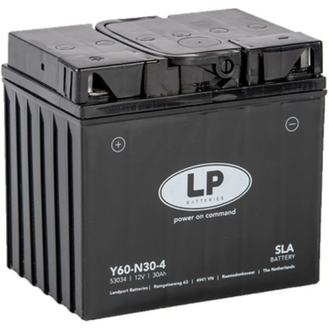 LANDPORT AKUMULATOR Y60-N30-4 (MS L60-N30-4) 12V 30AH (179X125X166MM) (300A) SLA BEZOBSŁUGOWY - ZALANY (2) LANDPORT AKUMULATOR Y60-N30-4 (MS L60-N30-4) 12V 30AH (179X125X166MM) (300A) SLA BEZOBSŁUGOWY - ZALANY (2)