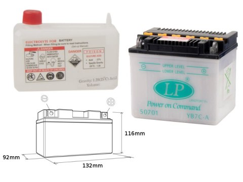 LANDPORT AKUMULATOR YB7C-A (MD LB7C-A) 12V 8AH 130X90X114 YAMAHA TW125 OBSŁUGOWY - ELEKTROLIT OSOBNO (4) UE2019/1148 LANDPORT AKUMULATOR YB7C-A (MD LB7C-A) 12V 8AH 130X90X114 YAMAHA TW125 OBSŁUGOWY - ELEKTROLIT OSOBNO (4) UE2019/1148