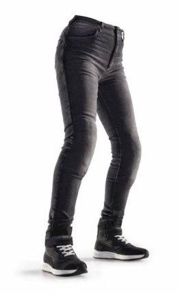 MODEKA SPODNIE JEANSY MOTOCYKLOWE DAMSKIE CITY NOMAD KIM BLACK KOLOR CZARNY ROZMIAR XS