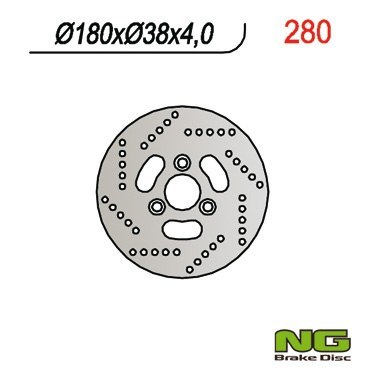 NG TARCZA HAMULCOWA PRZÓD SUZUKI AN 125/150 95-00 (180X38X4) NG TARCZA HAMULCOWA PRZÓD SUZUKI AN 125/150 95-00 (180X38X4)