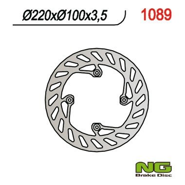 NG TARCZA HAMULCOWA TYŁ BETA 50/125 SM/ ENDURO '06-12 (220X100X3,5) (4X6,5MM) NG TARCZA HAMULCOWA TYŁ BETA 50/125 SM/ ENDURO '06-12 (220X100X3,5) (4X6,5MM)
