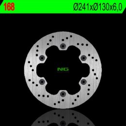 NG TARCZA HAMULCOWA TYŁ KAWASAKI GPX 600R '88-'96 (241X130X6) (4X10,5MM)