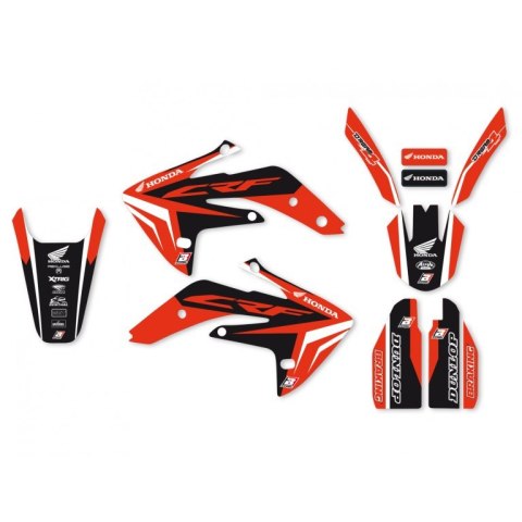 BLACKBIRD KOMPLET NAKLEJEK (OKLEIN) HONDA CRF 150 '07-'24 DREAM 4 KOLOR CZERWONY BLACKBIRD KOMPLET NAKLEJEK (OKLEIN) HONDA CRF 150 '07-'24 DREAM 4 KOLOR CZERWONY
