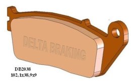 DELTA BRAKING KLOCKI HAMULCOWE KH14 / KH226 PRZÓD BMW C 600/650 '12-'22, CAGIVA NAVIGATOR 1000 '00-'05, HONDA CBR 250 '11-'22, C