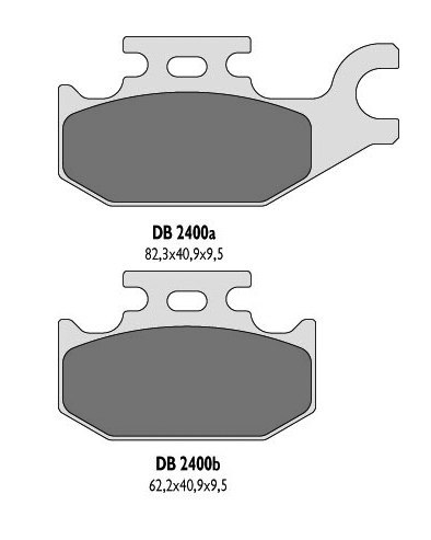 DELTA BRAKING KLOCKI HAMULCOWE KH307 YAMAHA YFM TYŁ - ZASTĘPUJĄ DB2400MX-D ORAZ DB2400QD-D DELTA BRAKING KLOCKI HAMULCOWE KH307 YAMAHA YFM TYŁ - ZASTĘPUJĄ DB2400MX-D ORAZ DB2400QD-D