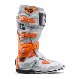 GAERNE BUTY CROSS/ENDURO MODEL SG-12 WHITE/ORANGE/GREY KOLOR BIAŁY/POMARAŃCZOWY/SZARY ROZMIAR 45