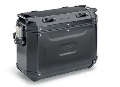 KAPPA 2025/05 KUFER BOCZNY 37L MONOKEY CAM SIDE KVG37B K'VOYAGER ALUMINIOWY PRAWY KOLOR CZARNY ANODOWANY BLACK LINE KAPPA 2025/05 KUFER BOCZNY 37L MONOKEY CAM SIDE KVG37B K'VOYAGER ALUMINIOWY PRAWY KOLOR CZARNY ANODOWANY BLACK LINE
