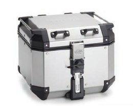 KAPPA 2025/05 KUFER CENTRALNY 42L MONOKEY KVG420A K'VOYAGER ALUMINIOWY KOLOR SREBRNY