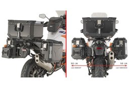KAPPA 2025/05 STELAŻ KUFRÓW BOCZNYCH MONOKEY CAM SIDE KTM 1290 SUPER ADVENTURE R / S '21-'24 - POD KUFRY KVG K'VOYAGER ALU - PRA