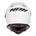 NOX KASK OFFROAD / TRAIL DUOSPORT (DUAL) N312 SOLID Z SZYBKĄ I BLENDĄ KOLOR BIAŁY POŁYSK ROZMIAR XS