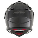 NOX KASK OFFROAD / TRAIL DUOSPORT (DUAL) N312 SOLID Z SZYBKĄ I BLENDĄ KOLOR CZARNY POŁYSK ROZMIAR S