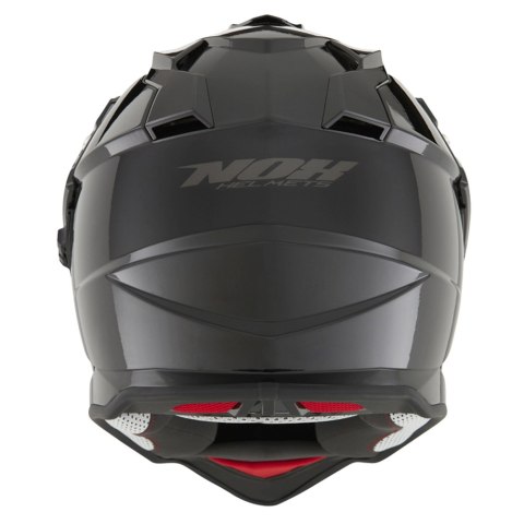 NOX KASK OFFROAD / TRAIL DUOSPORT (DUAL) N312 SOLID Z SZYBKĄ I BLENDĄ KOLOR CZARNY POŁYSK ROZMIAR S NOX KASK OFFROAD / TRAIL DUOSPORT (DUAL) N312 SOLID Z SZYBKĄ I BLENDĄ KOLOR CZARNY POŁYSK ROZMIAR S