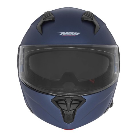 NOX KASK SZCZĘKOWY (FLIP-UP) Z BLENDĄ N968 KOLOR NIEBIESKI MAT ROZMIAR M NOX KASK SZCZĘKOWY (FLIP-UP) Z BLENDĄ N968 KOLOR NIEBIESKI MAT ROZMIAR M