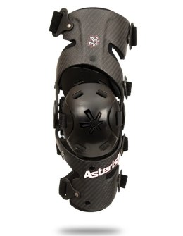 ASTERISK ORTEZY STAWU KOLANOWEGO (PARA) MODEL CARBON CELL 1.2 KOLOR CZARNY/CARBON ROZMIAR M