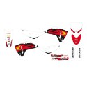 BLACKBIRD KOMPLET NAKLEJEK (OKLEIN) HONDA CRF 250R '25; CRF 450R '25 RETRO