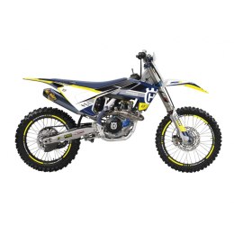 BLACKBIRD KOMPLET NAKLEJEK (OKLEIN) HUSQVARNA FC/TC '16-'18, TE/FE '17-'19 DREAM 5 CHROME EFX KOLOR NIEBIESKI ŻÓŁTY
