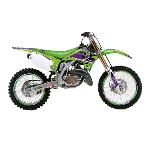 BLACKBIRD KOMPLET NAKLEJEK (OKLEIN) KAWASAKI KX 125/250 '03-'08 DREAM 5 KOLOR ZIELONY CZARNY BLACKBIRD KOMPLET NAKLEJEK (OKLEIN) KAWASAKI KX 125/250 '03-'08 DREAM 5 KOLOR ZIELONY CZARNY