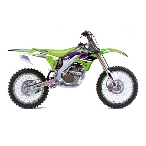 BLACKBIRD KOMPLET NAKLEJEK (OKLEIN) KAWASAKI KX 250F '06-'08 DREAM 5 KOLOR ZIELONY CZARNY BLACKBIRD KOMPLET NAKLEJEK (OKLEIN) KAWASAKI KX 250F '06-'08 DREAM 5 KOLOR ZIELONY CZARNY