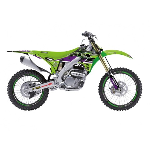 BLACKBIRD KOMPLET NAKLEJEK (OKLEIN) KAWASAKI KX 250F '13-'16 DREAM 4 KOLOR ZIELONY CZARNY BLACKBIRD KOMPLET NAKLEJEK (OKLEIN) KAWASAKI KX 250F '13-'16 DREAM 4 KOLOR ZIELONY CZARNY