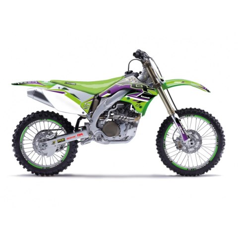 BLACKBIRD KOMPLET NAKLEJEK (OKLEIN) KAWASAKI KX 450F '06-'08 DREAM 5 KOLOR ZIELONY CZARNY BLACKBIRD KOMPLET NAKLEJEK (OKLEIN) KAWASAKI KX 450F '06-'08 DREAM 5 KOLOR ZIELONY CZARNY