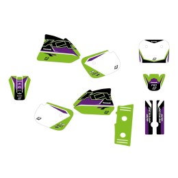 BLACKBIRD KOMPLET NAKLEJEK (OKLEIN) KAWASAKI KX 60 '85-'19 DREAM 5 KOLOR ZIELONY CZARNY