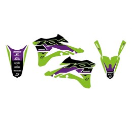 BLACKBIRD KOMPLET NAKLEJEK (OKLEIN) KAWASAKI KX 85 '14-'21 DREAM 5 KOLOR ZIELONY CZARNY